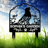 Custom Dog Memorial Stake - Personalized Pet Garden Sign Dog Grave Marker Pet Loss Gift Custom Dog Garden Sign