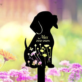 Custom Dog Metal Stake Sign - Beagle Dog Lover - Beagle Dog Loss - Dog Garden Sign | GearViral