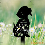 Custom Dog Metal Stake Sign - Beagle Dog Lover - Beagle Dog Loss - Dog Garden Sign | GearViral
