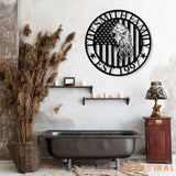 Custom Eagle With American Flag United States Metal Art Metal Flag Veterans Day Gift American Flag Gift For Him