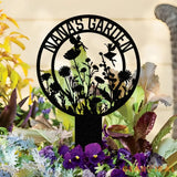 Custom Fairy Metal Garden Sign,Custom Garden Sign,Fairy Garden Stake,Outdoor Garden Yard Decor,Metal Fairy Garden Art