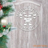 Custom Family Name Candy Cane Christmas Metal Sign Christmas Decor Christmas Decorations Holiday Decor Holiday Wall Art