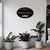 Custom Family Name Metal Sign Personalized Custom Wall Sign Family Name Wall Decor Custom Metal Sign Housewarming