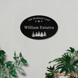 Custom Family Name Metal Sign Personalized Custom Wall Sign Family Name Wall Decor Custom Metal Sign Housewarming