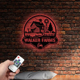 Custom Farmhouse Metal Sign Personalized Farm Metal Sign Animal Farm Sign Ranch Sign Barn Sign Farm Gate Sign Farm Name