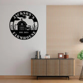 Custom Farmhouse Sign,Metal Farm Sign,Custom Metal Farm Name Sign,Metal Barn Sign,Ranch Metal Sign,Farmer