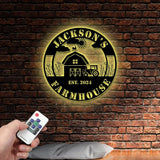 Custom Farmhouse Sign,Metal Farm Sign,Custom Metal Farm Name Sign,Metal Barn Sign,Ranch Metal Sign,Farmer