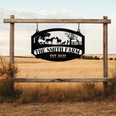 Custom Farmhouse Sign,Metal Farm Sign,Custom Metal Farm Name Sign,Metal Barn Sign,Ranch Metal Sign,Farmer
