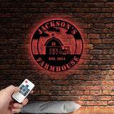 Custom Farmhouse Sign,Metal Farm Sign,Custom Metal Farm Name Sign,Metal Barn Sign,Ranch Metal Sign,Farmer