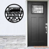 Custom Firefighter Name Sign Metal Firefighter Sign Metal Wall Art Firefighter Nursery Decor Truck Name Sign Kid’s