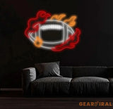Custom Football Neon Sign Football Neon Nursery Name Sign Football Wall Art Football Wall Decor Sport Neon Light