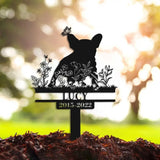 Custom French Bulldog Memorial Stake - Pet Loss Gift - Sympathy Sign - Remembrance Stake | GearViral