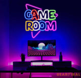Custom Game Room Neon Sign Game Zone Room Beer Bar Man Cave Bedroom Home Art Gaming Neon Light Gamer Room Art