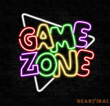 Custom Game Room Neon Sign Game Zone Room Beer Bar Man Cave Bedroom Home Art Gaming Neon Light Gamer Room Art