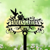 Custom Garden Sign With Stake - Personalized Garden Name Sign - Garden Stake Sign - Garden Wall Art | GearViral