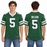 Custom Garrett Wilson New York Jets Fan Inspired Game Jersey - Legacy Green