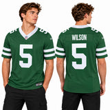 Custom Garrett Wilson New York Jets Fan Inspired Premium F.U.S.E. Premium Limited Jersey - Legacy Green