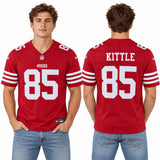 Custom George Kittle San Francisco 49ers Fan Inspired Alternate Premium F.U.S.E. Stitched Premium Limited Jersey - White