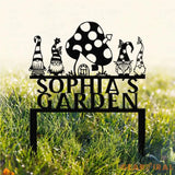 Custom Gnome Yard Sign Metal Gnome Garden Sign With Stake Custom Garden Sign,Gnome Metal Art,Outdoor Lawn Decor Gnome