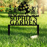 Custom Gnome Yard Sign Metal Gnome Garden Sign With Stake Custom Garden Sign,Gnome Metal Art,Outdoor Lawn Decor Gnome
