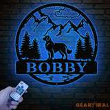 Custom Golden Retriver Metal Sign Dog Name Sign Golden Retriver Wall Decor Dog Lovers Wall Art Pet Lover Gift Dog Mom