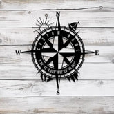 Custom GPS Anchor Boat Compass Metal Sign with LED Light Personalized Coordinates Sign Nautical Decoration Housewarming