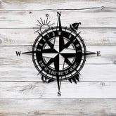 Custom GPS Anchor Boat Compass Metal Sign with LED Light Personalized Coordinates Sign Nautical Decoration Housewarming