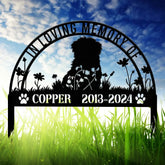 Custom Havanese Memorial Metal Stake - Personalized Pet Grave Marker Remembrance Sign Sympathy Gift Havanese Loss Decor