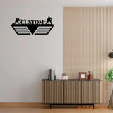 Custom Hockey Medal Hanger Metal With LED Light Hockey Gift Hockey House Decor Medal Display Awards Sign Wall Hanger