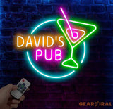 Custom Home Pub Signage Neon Bar Sign LED Light Sign for Home Bar Wall Decor Basement Sign,Man Cave Sign Unique Gifts