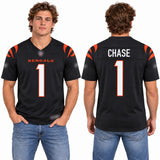 Custom Ja'Marr Chase Cincinnati Bengals Fan Inspired Premium F.U.S.E. Stitched Premium Limited Jersey - White