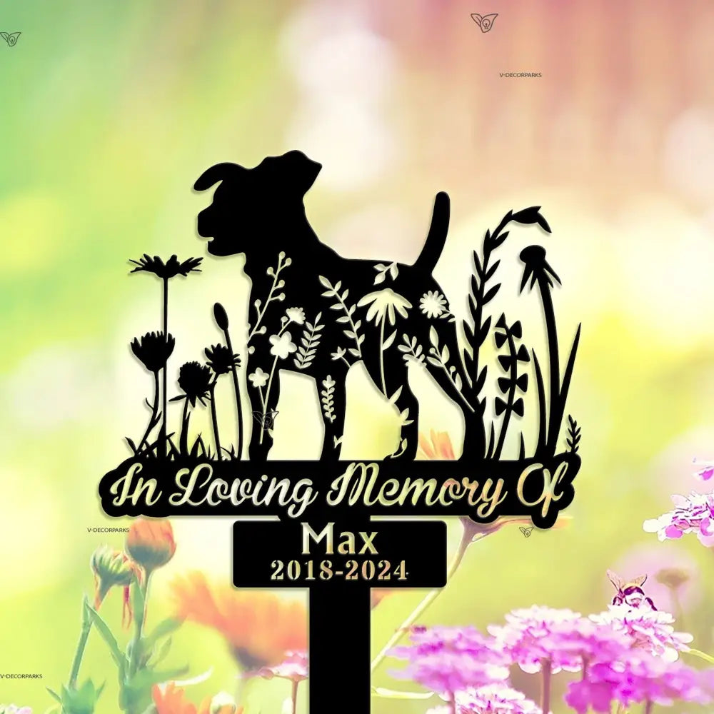 Custom Jack Russell Memorial Stake Sign - Pet Loss Gift - Sympathy Sign - Pet Grave Markers Sign | GearViral