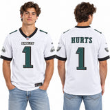 Custom Jalen Hurts Philadelphia Eagles Fan Inspired Team Game Jersey - Midnight Green