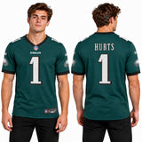 Custom Jalen Hurts Philadelphia Eagles Fan Inspired Legend Player Performance Top - Green