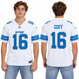 Custom Jared Goff Detroit Lions Fan Inspired Premium F.U.S.E. Premium Limited Jersey - White