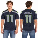 Custom Jaxon Smith-Njigba Seattle Seahawks Fan Inspired Alternate Premium F.U.S.E. Stitched Premium Limited Jersey - Royal