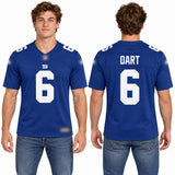 Custom Jaxson Dart New York Giants Fan Inspired Premium F.U.S.E. Stitched Premium Limited Jersey - White