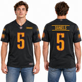 Custom Jayden Daniels Washington Commanders Fan Inspired Premium F.U.S.E. Stitched Premium Limited Jersey - Black