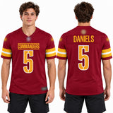 Custom Jayden Daniels Washington Commanders Fan Inspired Premium F.U.S.E. Stitched Premium Limited Jersey - Black