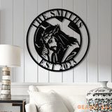 Custom Jesus And Cross Metal Sign with Led Light Personalized Faith Cross Metal Sign Family Name Sign Christian Sign