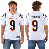 Custom Joe Burrow Cincinnati Bengals Fan Inspired Premium Untouchable Limited Jersey - White