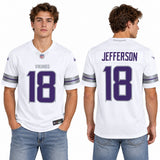 Custom Justin Jefferson Minnesota Vikings Fan Inspired Alternate Premium F.U.S.E. Stitched Premium Limited Jersey - White