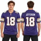 Custom Justin Jefferson Minnesota Vikings Fan Inspired Premium F.U.S.E. Premium Limited Jersey - White