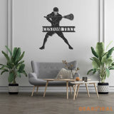 Custom Lacrosse Sign - Lacrosse Metal Wall With LED Light - Lacrosse Player Gift - Gift For Kid | GearViral