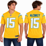 Custom Ladd McConkey Los Angeles Chargers Fan Inspired Team Premium F.U.S.E. Premium Limited Jersey - Powder Blue