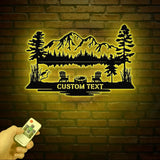 Custom Lakehouse Sign Personalized Cabin Name Sign Dad Gift Lakehouse Decor Family Name Sign Outdoor Sign Christmas Gift