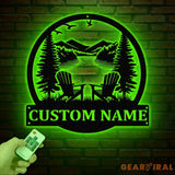 Custom Lakehouse Sign Personalized Cabin Name Sign Dad Gift Lakehouse Decor Family Name Sign Outdoor Sign Christmas Gift