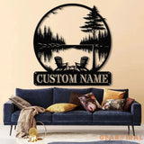 Custom Lakehouse Sign Personalized Cabin Name Sign Dad Gift Lakehouse Decor Family Name Sign Outdoor Sign Christmas Gift