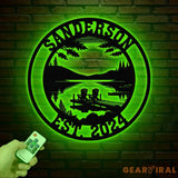 Custom Lakehouse Sign Personalized Cabin Name Sign Dad Gift Lakehouse Decor Family Name Sign Outdoor Sign Christmas Gift