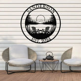 Custom Lakehouse Sign Personalized Cabin Name Sign Dad Gift Lakehouse Decor Family Name Sign Outdoor Sign Christmas Gift